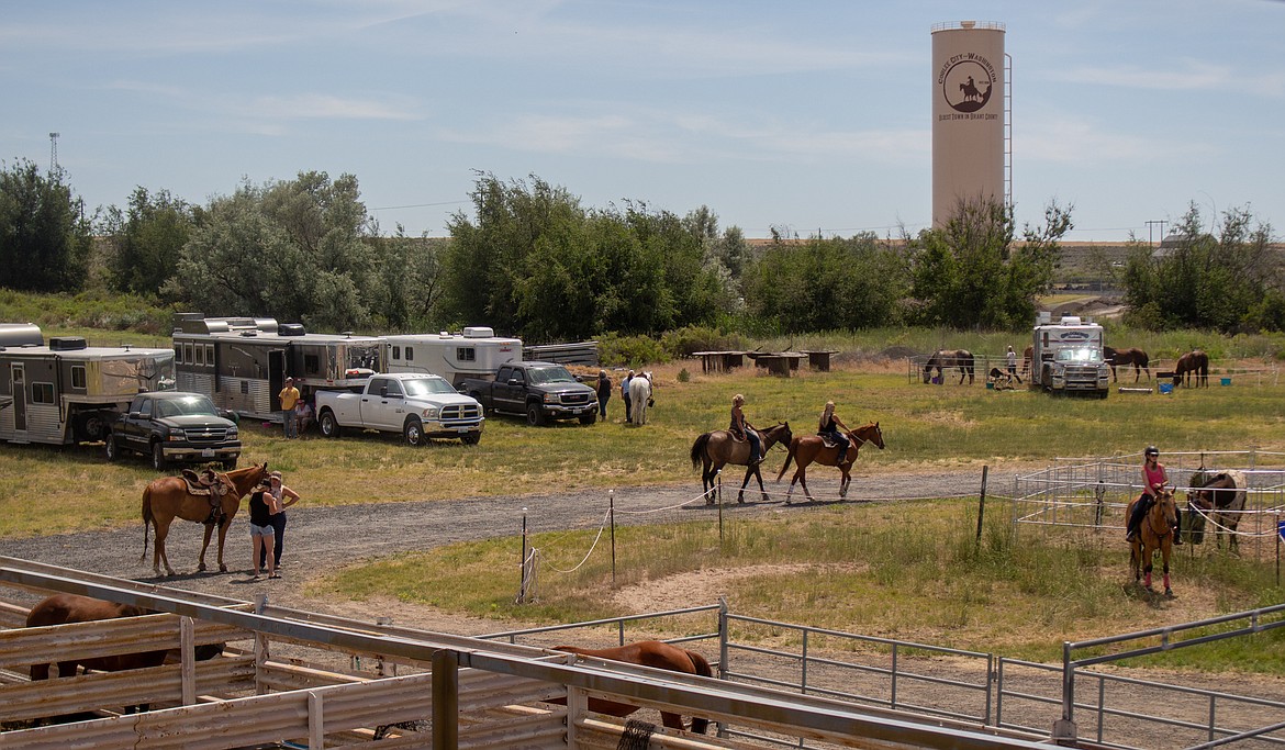Coulee Summer Kickoff barrel racers for the twoday event last